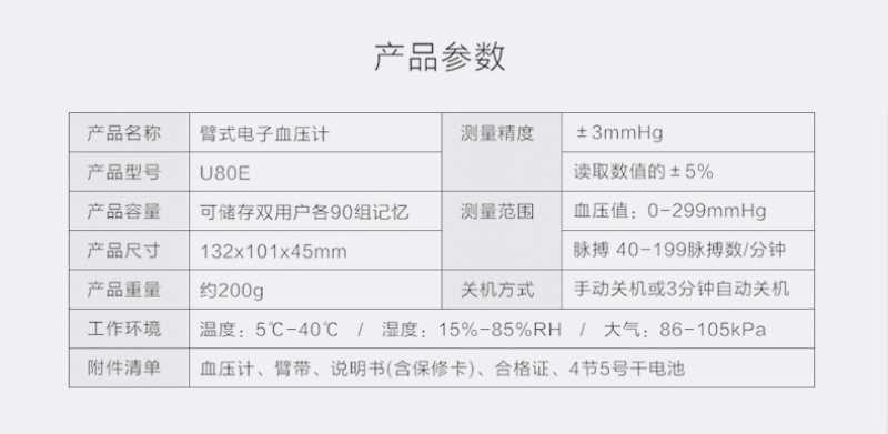 医用体重表怎么看U80E臂式电子血压计高精准血压测量仪器家用语音检测压仪医用级臂式血压器臂式全自动语音播报家用智能全_https://www.jmylbn.com_新闻资讯_第23张